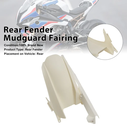Rear Fender Mudguard Fairing For BMW S1000RR 2019-2026 White