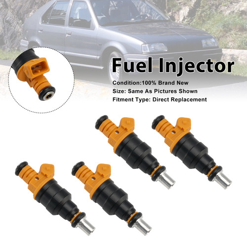 4Pcs Fuel Injector For Renault 19 Clio 1.8 2.0 16V F7P F7R 9660275780