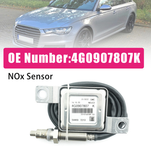 Nitrogen Oxide NOx Sensor 4G0907807K For Audi A6 4G2 4GC A7 3.0 TDI Quattro