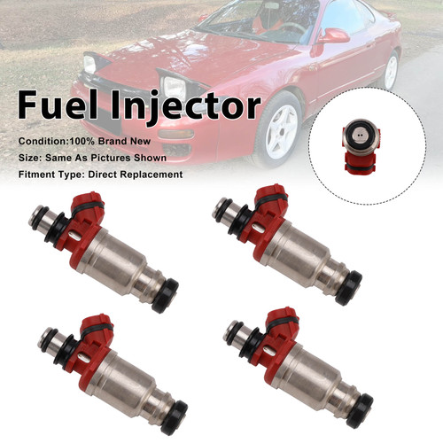 4Pcs Fuel Injector For Toyota Celica 1990-1992 MR2 1991-1992 23250-74040