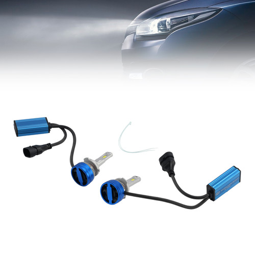 LED Headlight Bulb Kit High Low Beam Lamp HB3/4 9005/6 24V 65W 6500K For HELLA