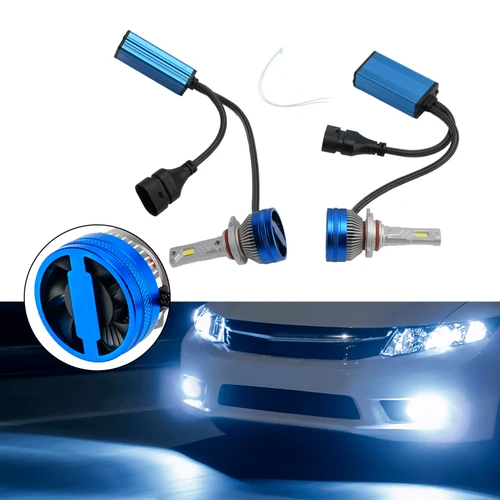 LED Headlight Bulb Kit High Low Beam Lamp HB3/4 9005/6 24V 65W 6500K For HELLA