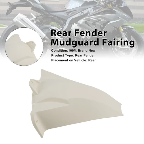 Rear Fender Mudguard Fairing For BMW S1000RR 2009-2018 White