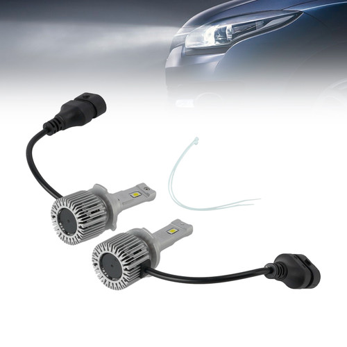 LED Headlight Bulb Kit HB3 HB4 9005 9006 12V 35W 6500K 2500LM For HELLA