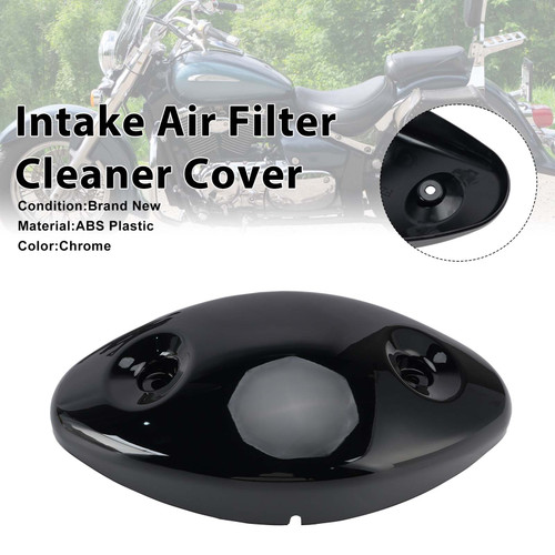 Intake Air Filter Cleaner Cover For Suzuki Intruder VL800 Boulevard C50 01-08 Black