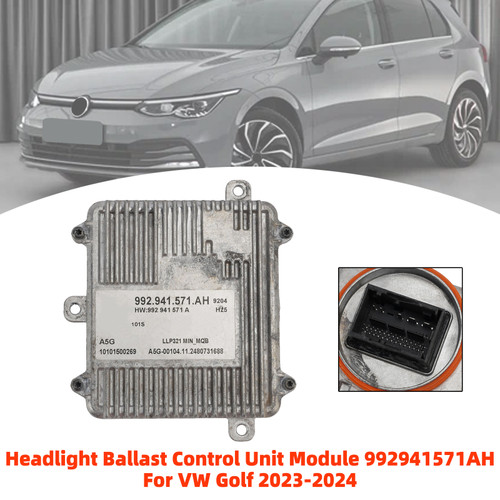 Headlight Ballast Control Unit Module 992941571AH For VW Golf 2023-2024