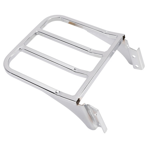 Sissy Bar Backrest Luggage Rack For Heritage Softail Dyna Sportster 1986+ Chrome