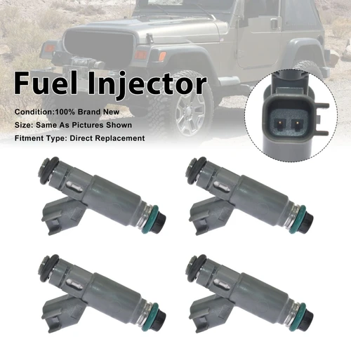 4Pcs Fuel Injector For Jeep TJ Wrangler 05-06 Liberty 2004-2005 53013656AA