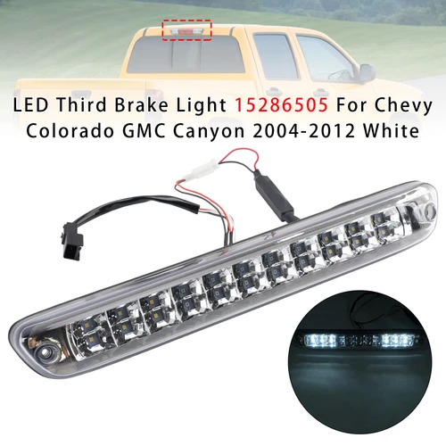 LED Third Brake Light 15286505 For Chevy Colorado GMC Canyon 2004-2012 White