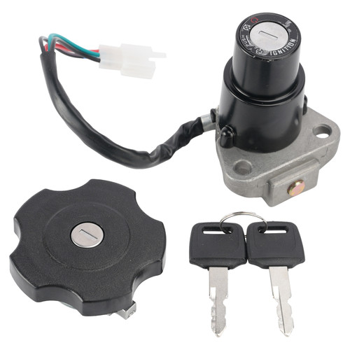 Ignition Key Switch Fuel Cap Lock Set For Yamaha DT200WR DT200 WR 1991-1994