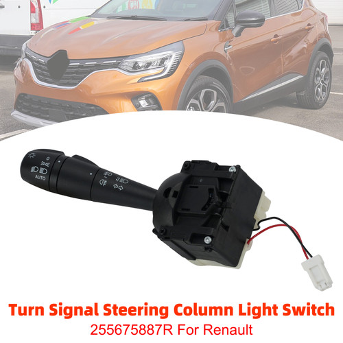 255675887R Turn Signal Steering Column Light Switch For Renault Clio 2012-2021