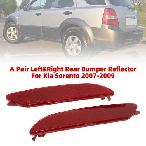 A Pair Left&Right Rear Bumper Reflector For Kia Sorento 2007-2009