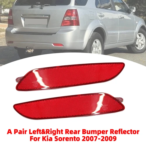 A Pair Left&Right Rear Bumper Reflector For Kia Sorento 2007-2009