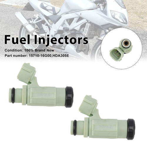 2PC HDA305E Fuel Injectors 15710-16G00 For SUZUKI SV1000 1000S 2003-2007