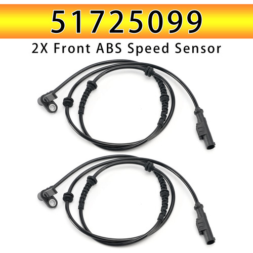 2X Front Right&Left ABS Speed Sensor for Citroen 51725099 52148329