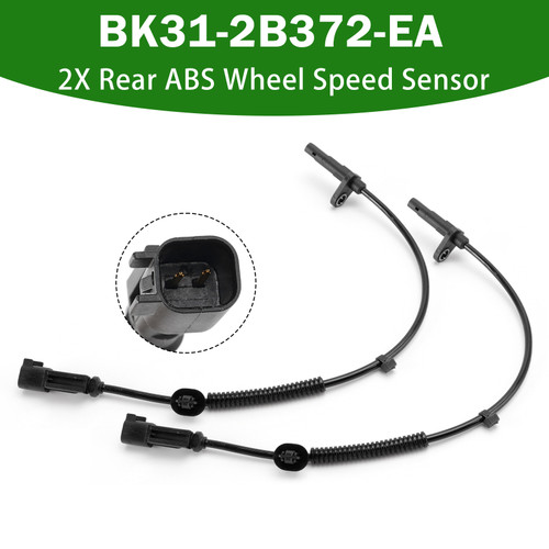 2X Rear ABS Wheel Speed Sensor for Ford Transit 1817687 BK31-2B372-EA