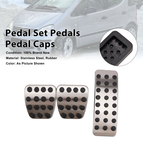 Pedal Set Pedals Pedal Caps For Mercedes Benz A-Class W168 B-Class W245
