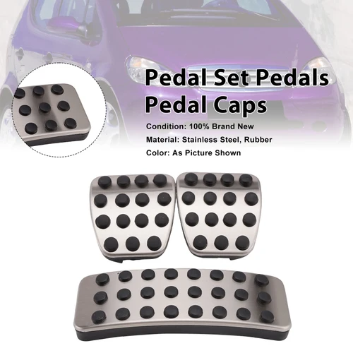 Pedal Set Pedals Pedal Caps For Mercedes Benz A-Class W168 B-Class W245