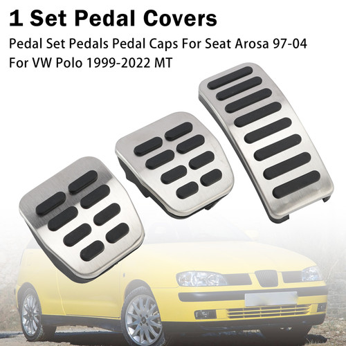 Pedal Set Pedals Pedal Caps For Seat Arosa 97-04 For VW Polo 1999-2022 MT