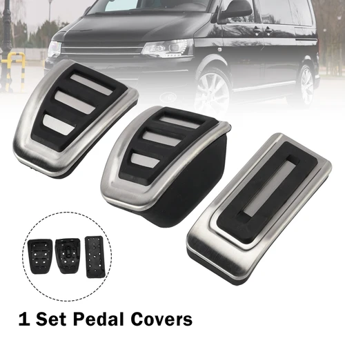 Pedal Set Pedals Pedal Caps For VW California T5 Camper Multivan VI 15-24