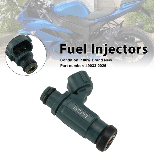 Fuel Injectors 49033-0013 For Kawasaki Ninja ZX600 ZX6R Z750 2007-2012
