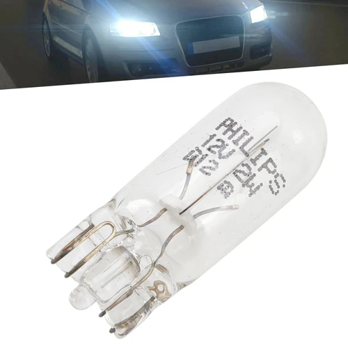 Car Light Halogen Auxiliary Lamp T10 W2W 12960 12V 2W For PHILIPS
