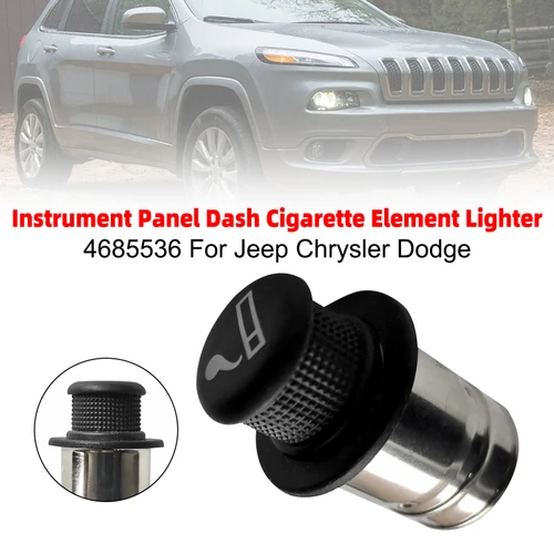 Instrument Panel Dash Cigarette Element Lighter 4685536 For Jeep Chrysler Dodge