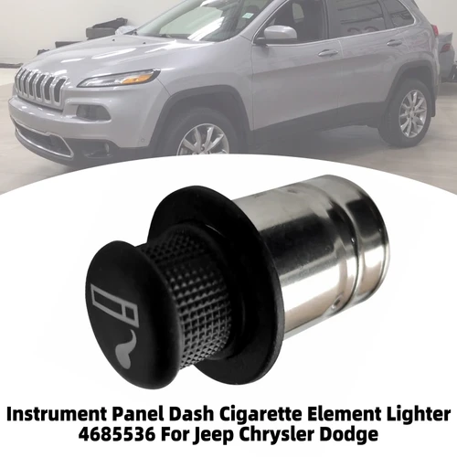 Instrument Panel Dash Cigarette Element Lighter 4685536 For Jeep Chrysler Dodge