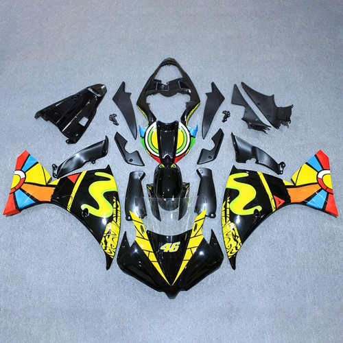Injection Fairing Kit Bodywork Plastic ABS For Yamaha YZFR1 YZF-R1 2009-2011