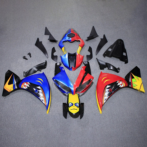 Injection Fairing Kit Bodywork Plastic ABS For Yamaha YZFR1 YZF-R1 2012-2014