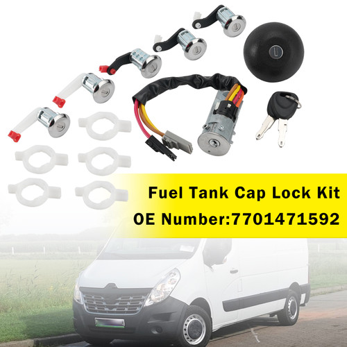Fuel Tank Cap Lock Kit 7701471592 For Renault Master 2