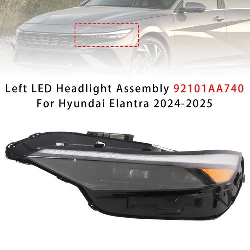 Left LED Headlight Assembly 92101AA740  For Hyundai Elantra 2024-2025
