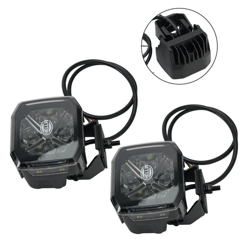 Square Spot Auxiliary Lamp ValueFit 4.3" 12/24V 60W 7100LM 5700K For HELLA