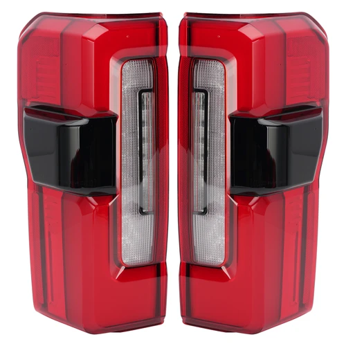 Left+Right LED Tail Light PC3Z-13405-C PC3Z-13404-C For Ford F-250 2023-2026