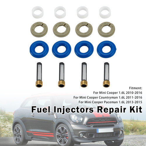 Fuel Injector Seal O-Ring 0261500073 0261500494 Fit Mini Cooper 1.6 2010-2016
