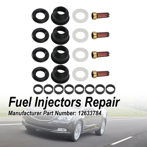 Fuel Injector Seal O-Ring 12633784 Fit Buick LaCrosse Regal 2.4L L4 2011-2016