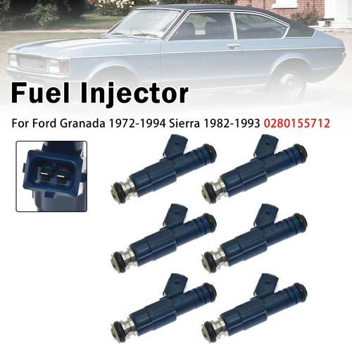 6Pcs Fuel Injector For Ford Granada 1972-1994 Sierra 1982-1993 0280155712