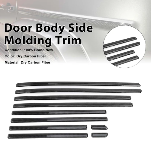 DRY CF Door Body Side Molding Trim Fit Benz G Class W464 W465 2019-2026