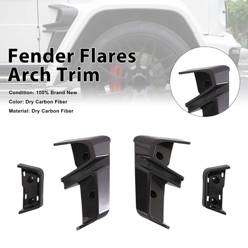 Dry Carbon Fender Flares Arch Trims Fit Mercedes Benz W464 B700 B800 2019+ Wide