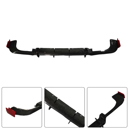Dry Carbon Rear Diffuser Lip Fit Benz W464 B800 B900 2019-2023 Rocket Style