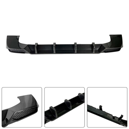 Dry Carbon Rear Diffuser Lip Fit Mercedes Benz W464 W463A 2019-2023 Shark Style