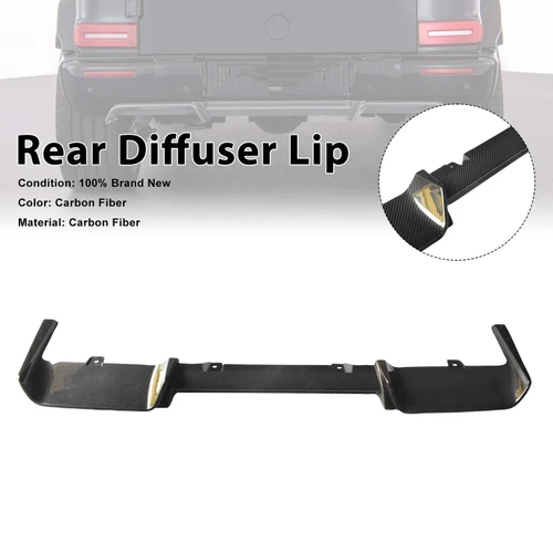 Dry Carbon Rear Diffuser Lip Fit Mercedes Benz G-Class W464 W463A 2019-2023