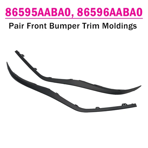 Pair Front Bumper Trim Moldings Left & Right for Hyundai Elantra 2024-2025