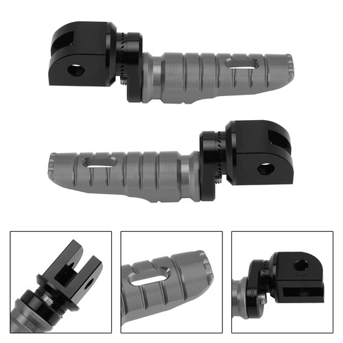 Front Footrests Foot Pegs fit for Speed 400 23-26 Thruxton 400 2026 Gray