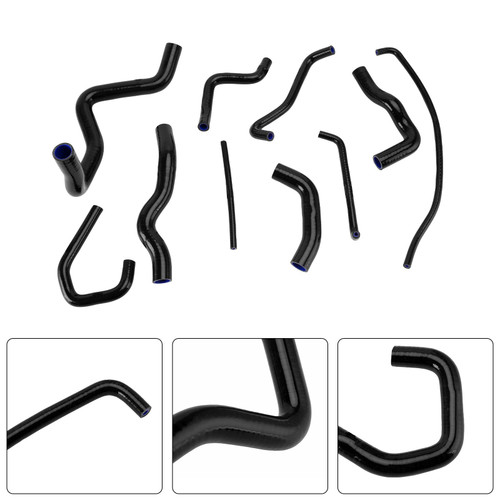 Silicone Radiator coolant Hose kit For Kawasaki Ninja 636 ZX-6R 09-26 Black