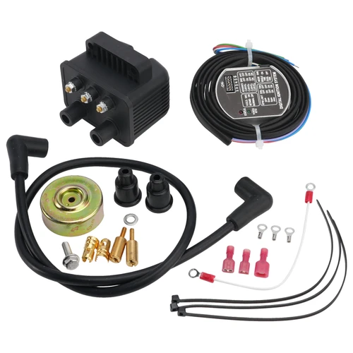Complete Single Fire Ignition Kit For Big Twin EVO Shovel & Sportster XL 70-03