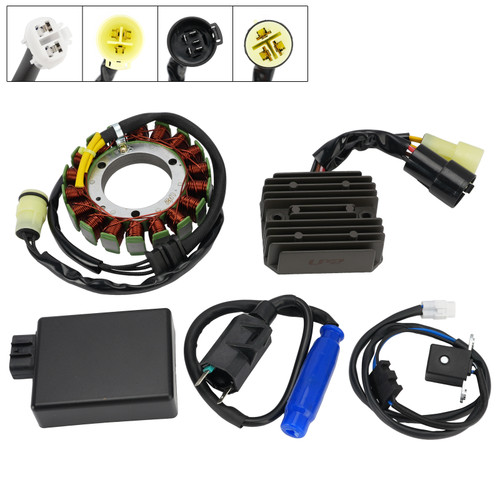 Stator Regulator CDI Box Ignition Coil For Kawasaki Prairie 400 KVF400 1999-02
