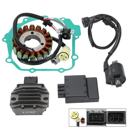 Stator Regulator CDI Box Ignition Coil Gasket For Yamaha YFM125 Grizzly 04-13