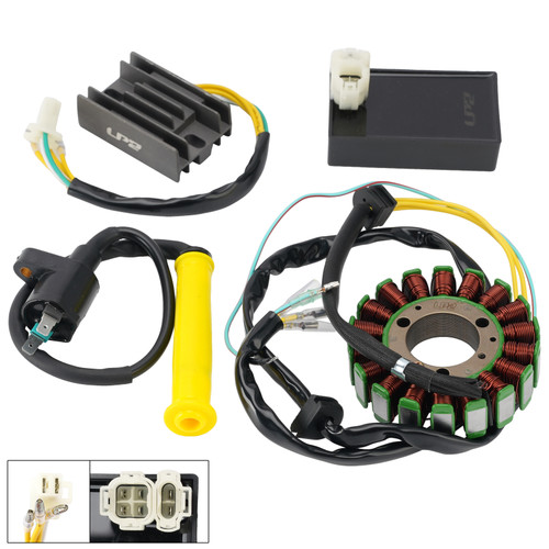 Stator Regulator CDI Box Ignition Coil Kit For Honda XLR250R MD22 1990 1991 1992