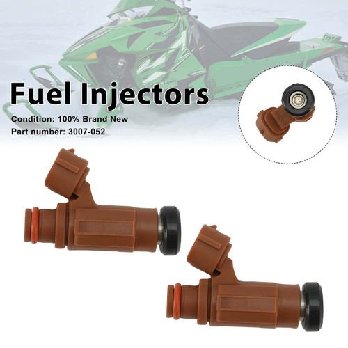2PC Fuel Injectors 3007-052 For Arctic Cat Sno Pro 500 F5 ZR 4000 2004-2017